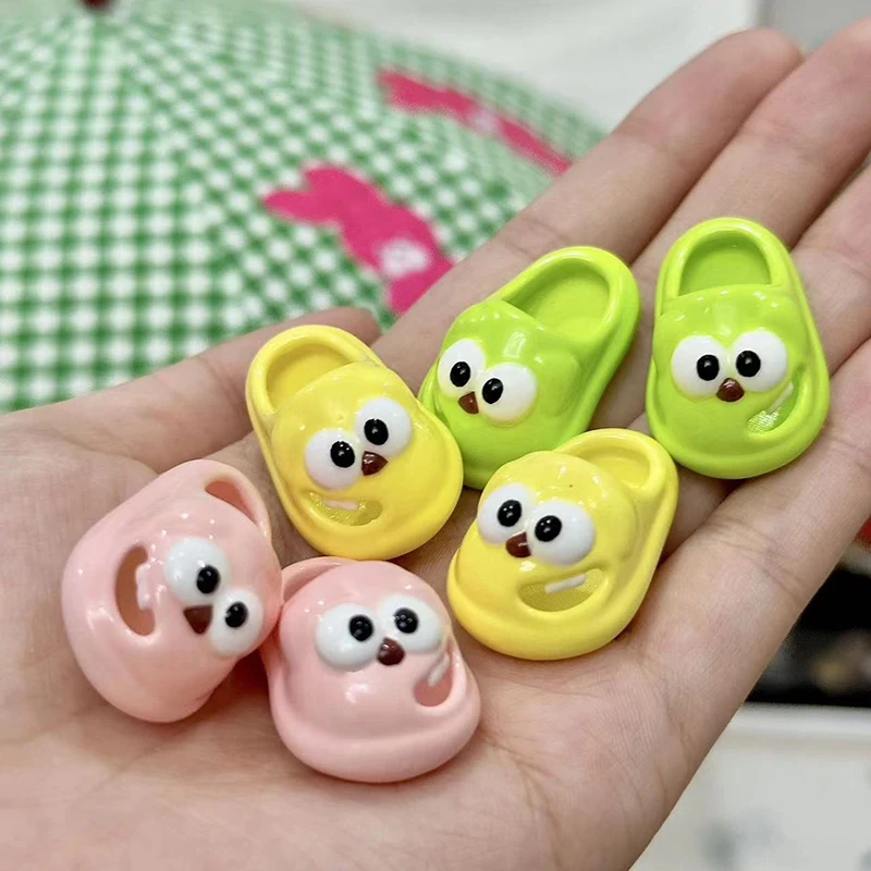 YESTARY BJD Doll Shoes For 1/6 BJD Qbaby Blythe Ob24 Dolls Accessories Clothing MINI Puppy Slippers Miniature Item Toys for Girl