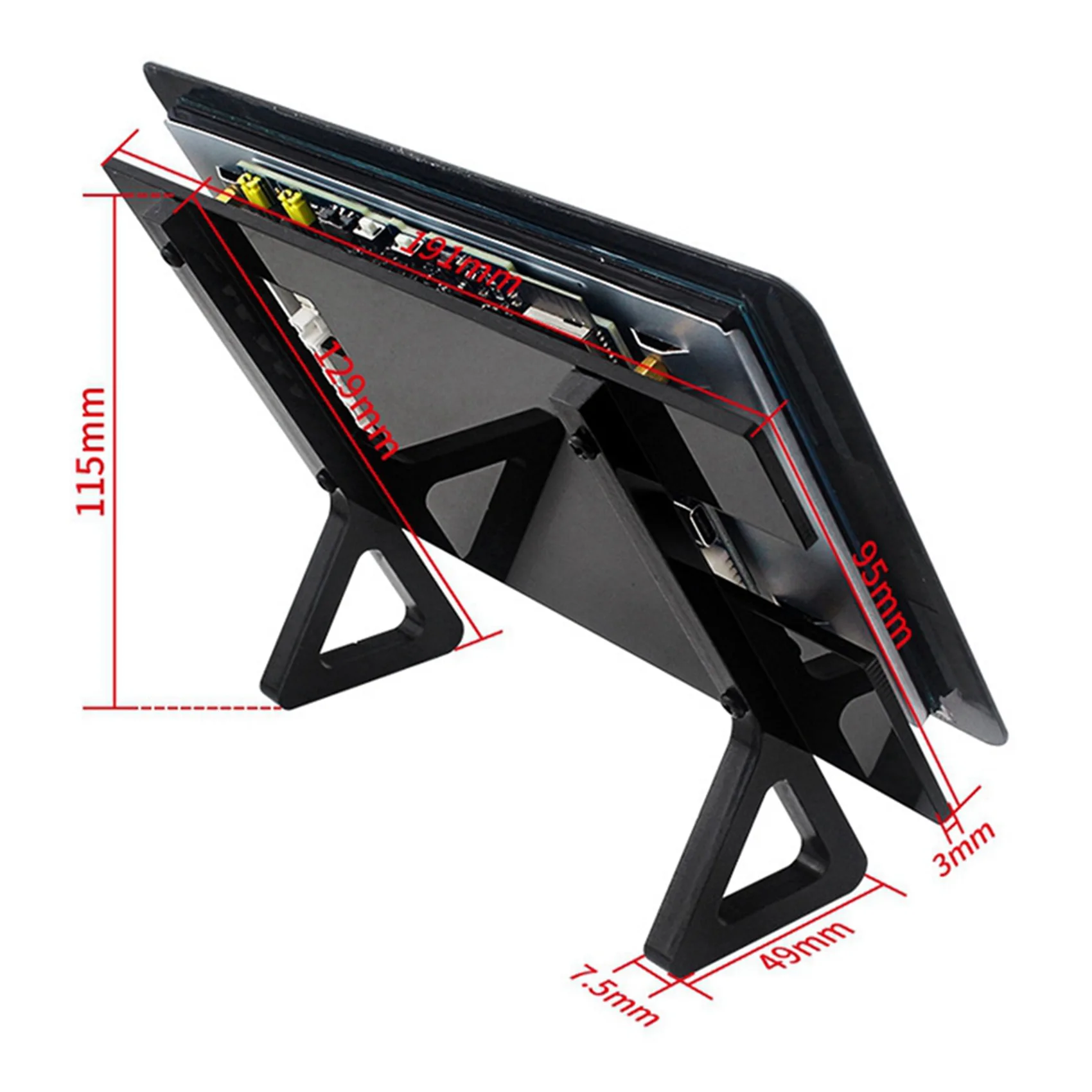 2X Acrylic Case For ESP32-S3 Development Board 7 Inch Touch Display Housing Bracket Acrylic Holder For ESP32-S3 Screen
