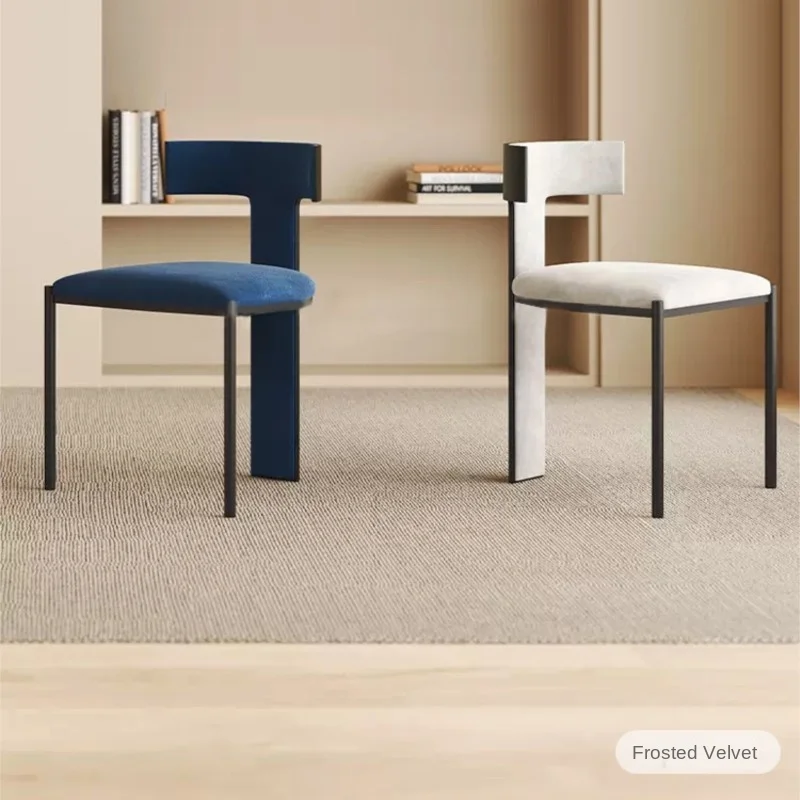 Silla de comedor de diseño minimalista italiano Ralife, silla moderna y sencilla con respaldo para escritorio en casa, silla de comedor de alta calidad, cómoda para sentarse