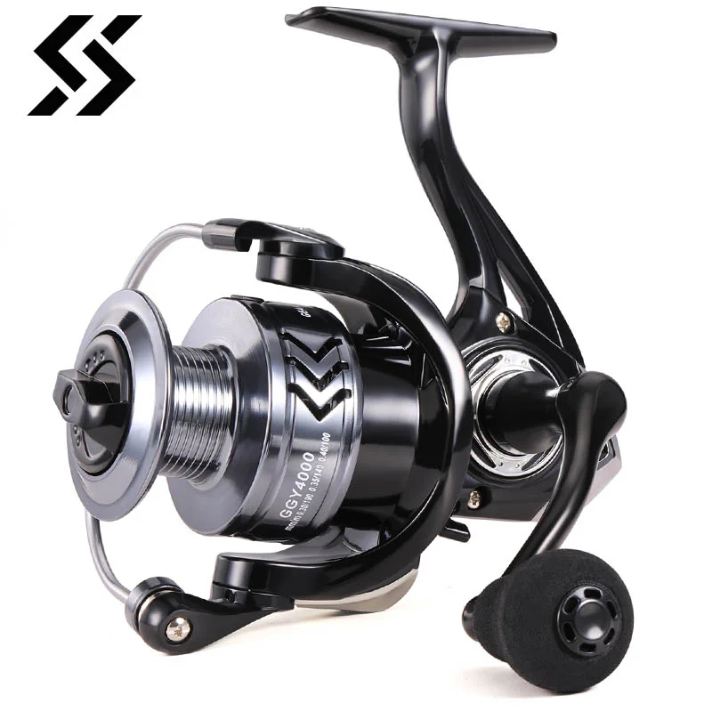 Sougayilang GGY1000-4000 Spinning Angel rolle 5.2:1 Hoch geschwindigkeit getriebe 8kg max Drag Angel rolle für das Süßwasser fischen