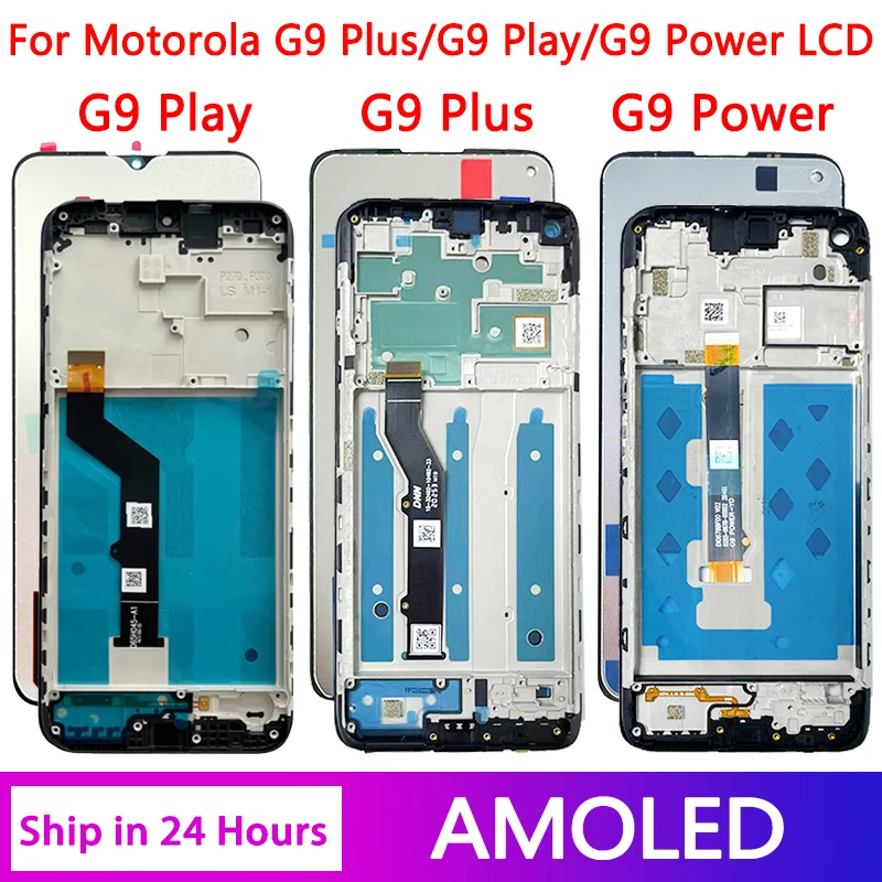 yZ[zMotorola moto G9 Play XT2083-1 Lcd ^b`fW^CUAZu Moto G9 Plus XT2087-1 fBXvC G9 d XT2091-3 LCD pɃeXgς