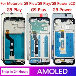 Tested For Motorola moto G9 Play XT2083-1 Lcd Touch Digitizer Assembly For Moto G9 Plus XT2087-1 Display G9 Power XT2091-3 LCD