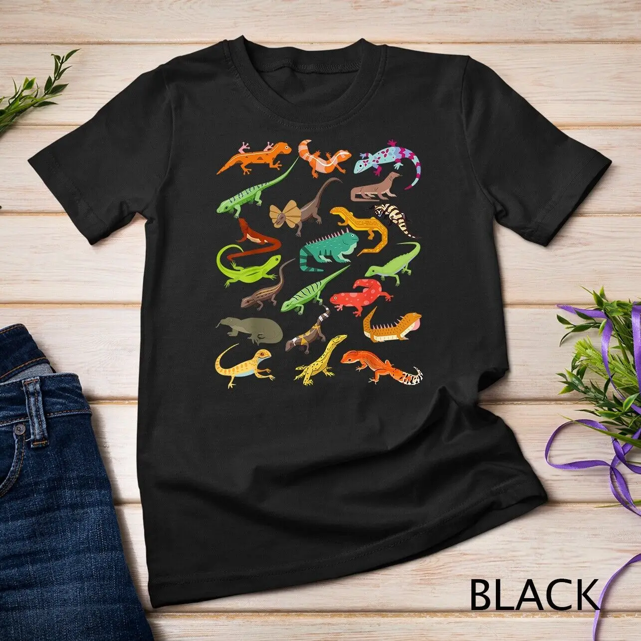 kids lizard collage T-Shirt Unisex T-shirt