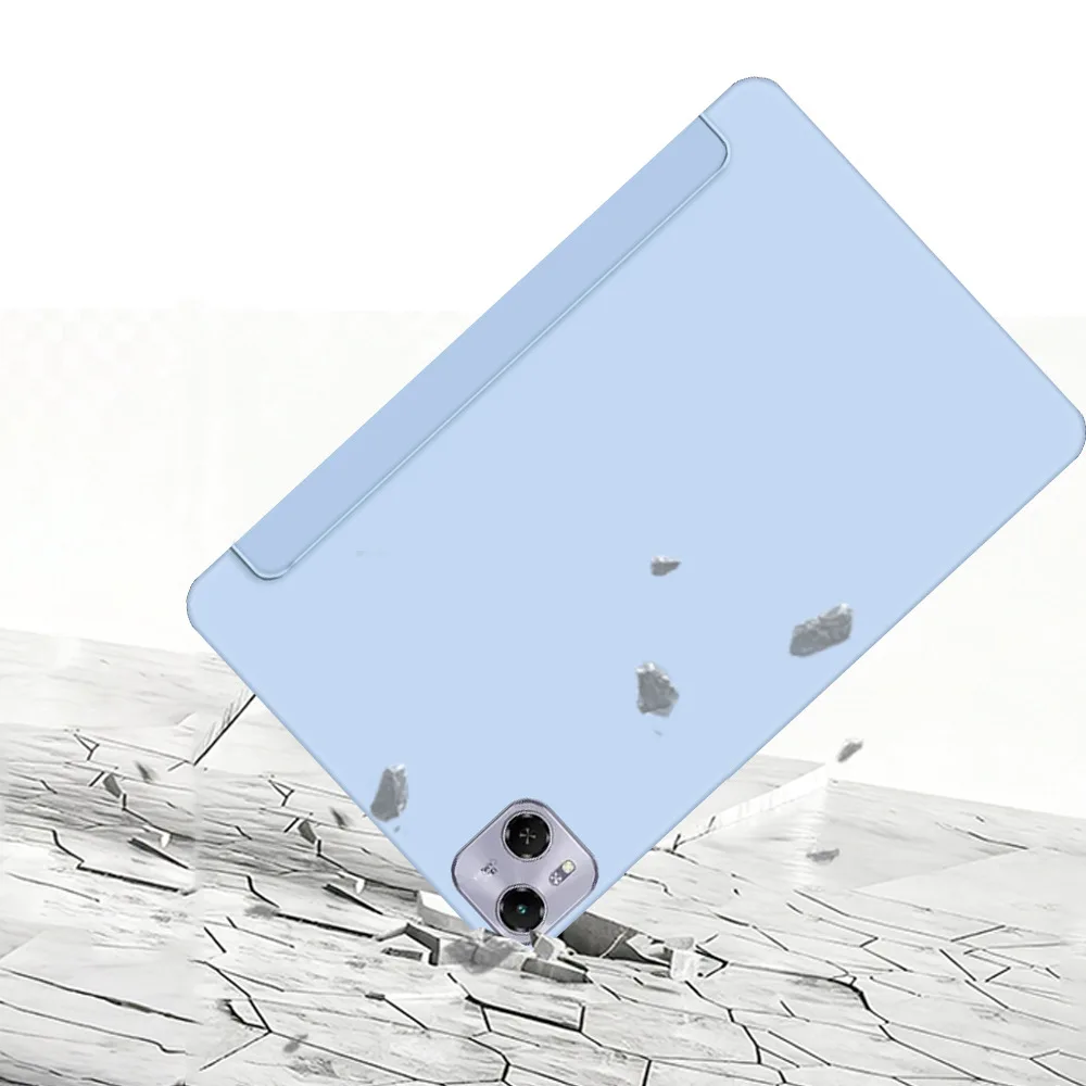Für Tecno Megapad Pro 12 Hülle TPU Dreifach Faltbare Stoßfeste Tablet-Schutzhülle mit Standfunktion – Detail 3