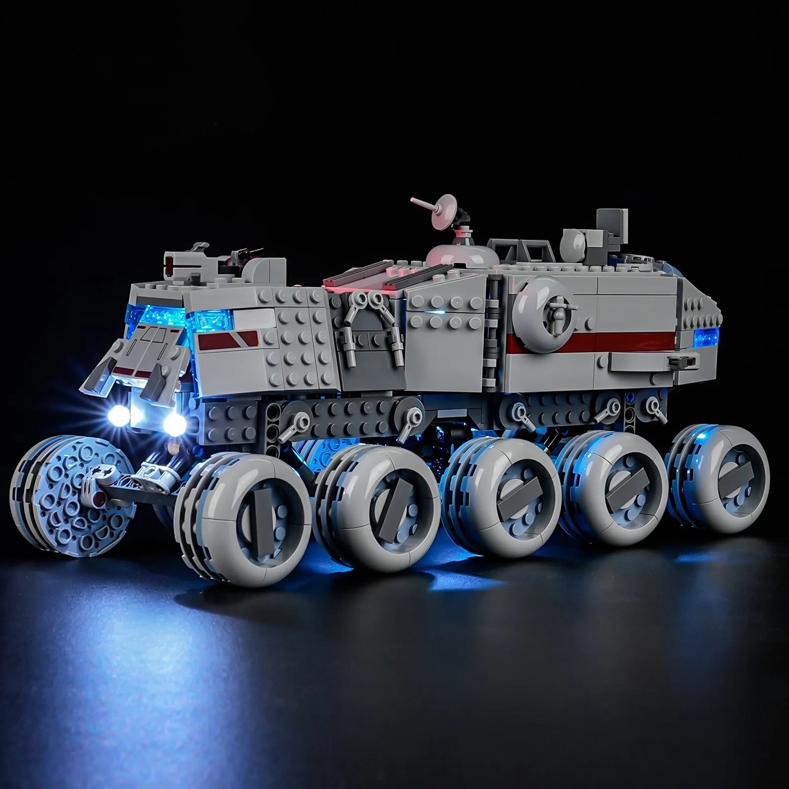 (Solo luz LED sin ladrillos) 75413 Ideas de carro de Juggernauts de la República (no incluye kits de bloques de construcción, juegos de modelos)
