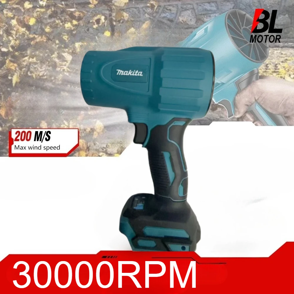 

Makita 18V Violent Blower Turbo Jet Fan Electric Air Duster Wind Speed Turbo Rechargeable with Light Car Cleanin Tool