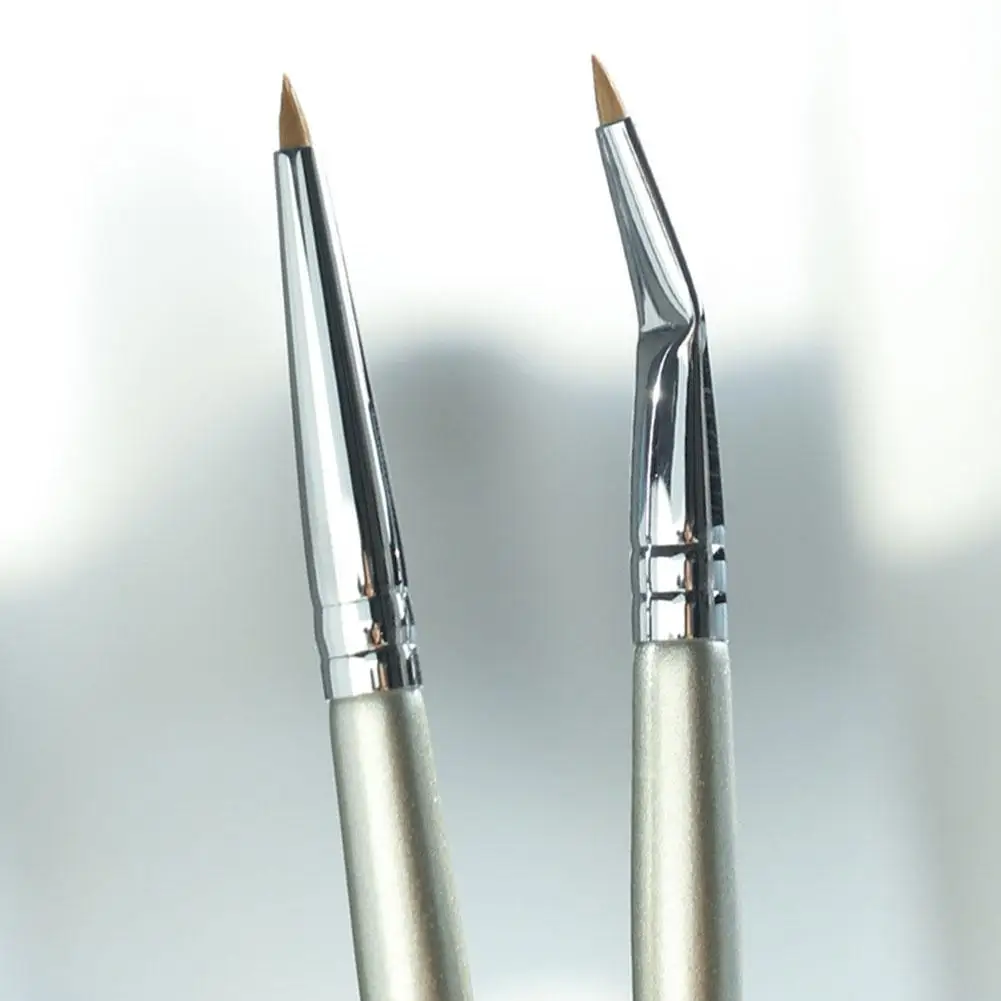 แปรงอายไลเนอร์แบบมุมสําหรับการทาสีไหมใต้วงตา เปลือกตา และร่องฉีกขาด แปรงแต่งหน้า Cosm W1U9 อย่างละเอียด