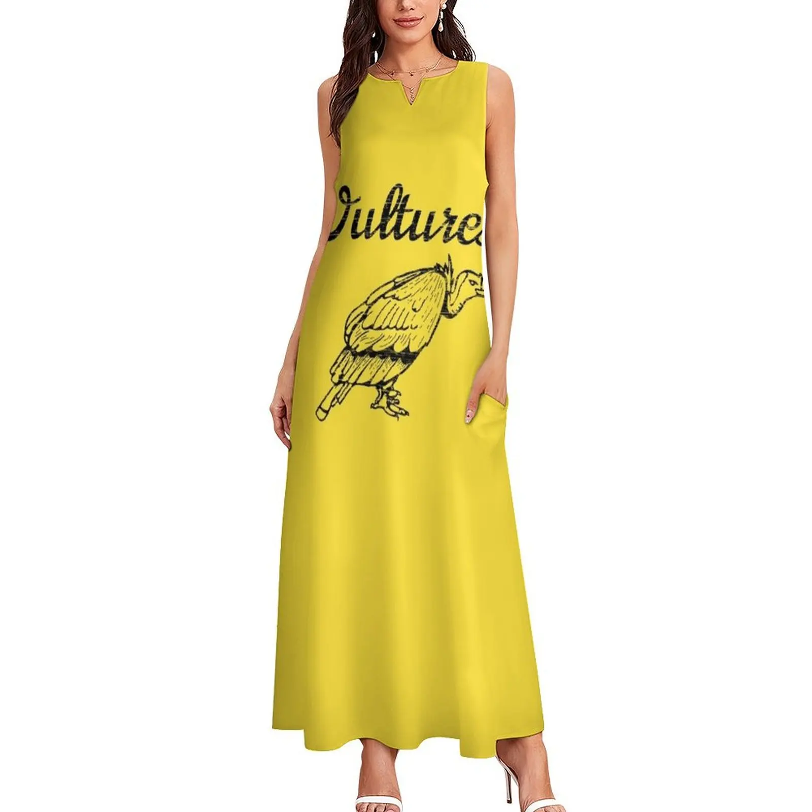 Vultures New Wave Punk Rock Long Dress women formal occasion dresses womens clothing