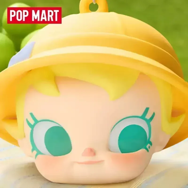 POP MART Baby Molly & Baby Tabby Series-bolsa para auriculares, caja ciega Original, caja misteriosa sorpresa, adornos de figuras de acción de Anime bonitos