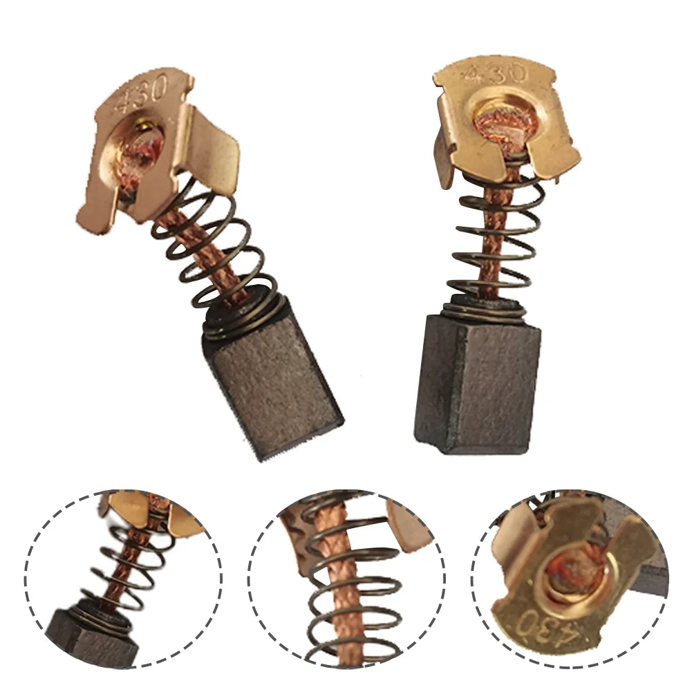 

2pcs/set Carbon Brushes For 18V Angle Grinder CB-430 BGA450 BGA452 DGA452 GA400 BGA402 High Quality 7 * 7 * 10mm