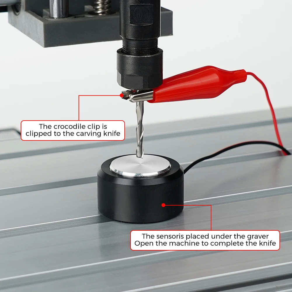 Z Axis Router Milling Zero Check Touch Plate Setting Knife Block Probe Sensor Tools For TTC450 3018 PRO CNC Engraving Machine