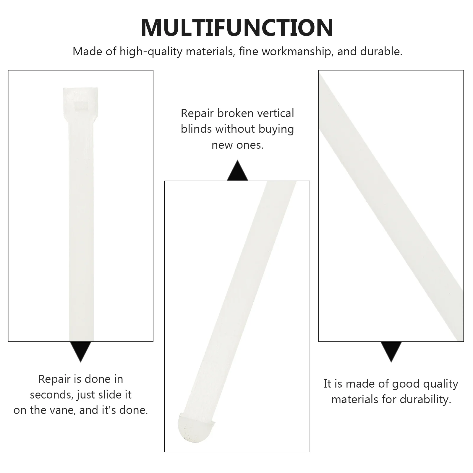 100 قطعة إكسسوارات الستائر لوحات توصيل عمودية أعمى إصلاح كسر سهلة التركيب الستائر الأسطوانة موصل أعمى البندقية #2