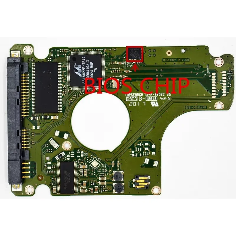 SA Notebook Hard Disk Circuit Board / BF41-00300A M7U2_339_REV.01 ROO / HM321HI, HX321HX, HM641JX SRX