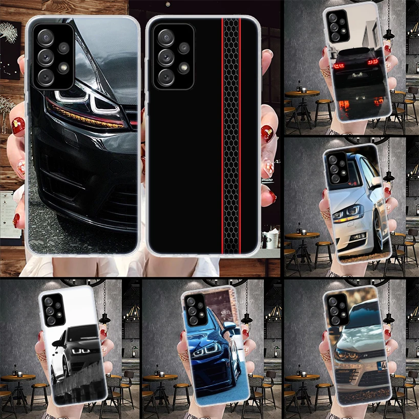 Sport Car Golf R 7 Phone Case For Samsung Galaxy A55 A54 A53 A52 A15 A14 A13 A12 A35 A34 A33 A32 A25 A24 A23 A22 A04S A03S A02S 