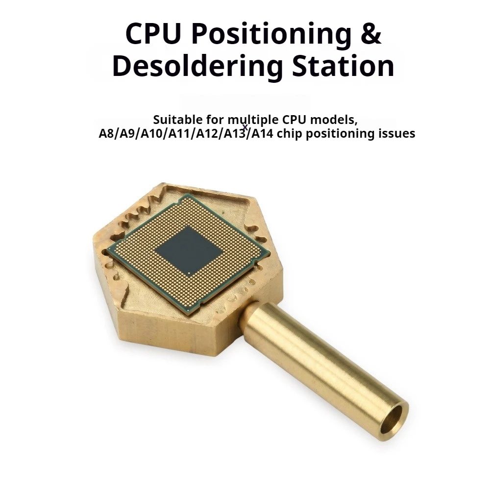 

T9 Heating Platform Pure Copper Chip Glue Removal Station for 936 T12 JBC210 245 A8-A14 CPU Face Flex Cable Desoldering Station