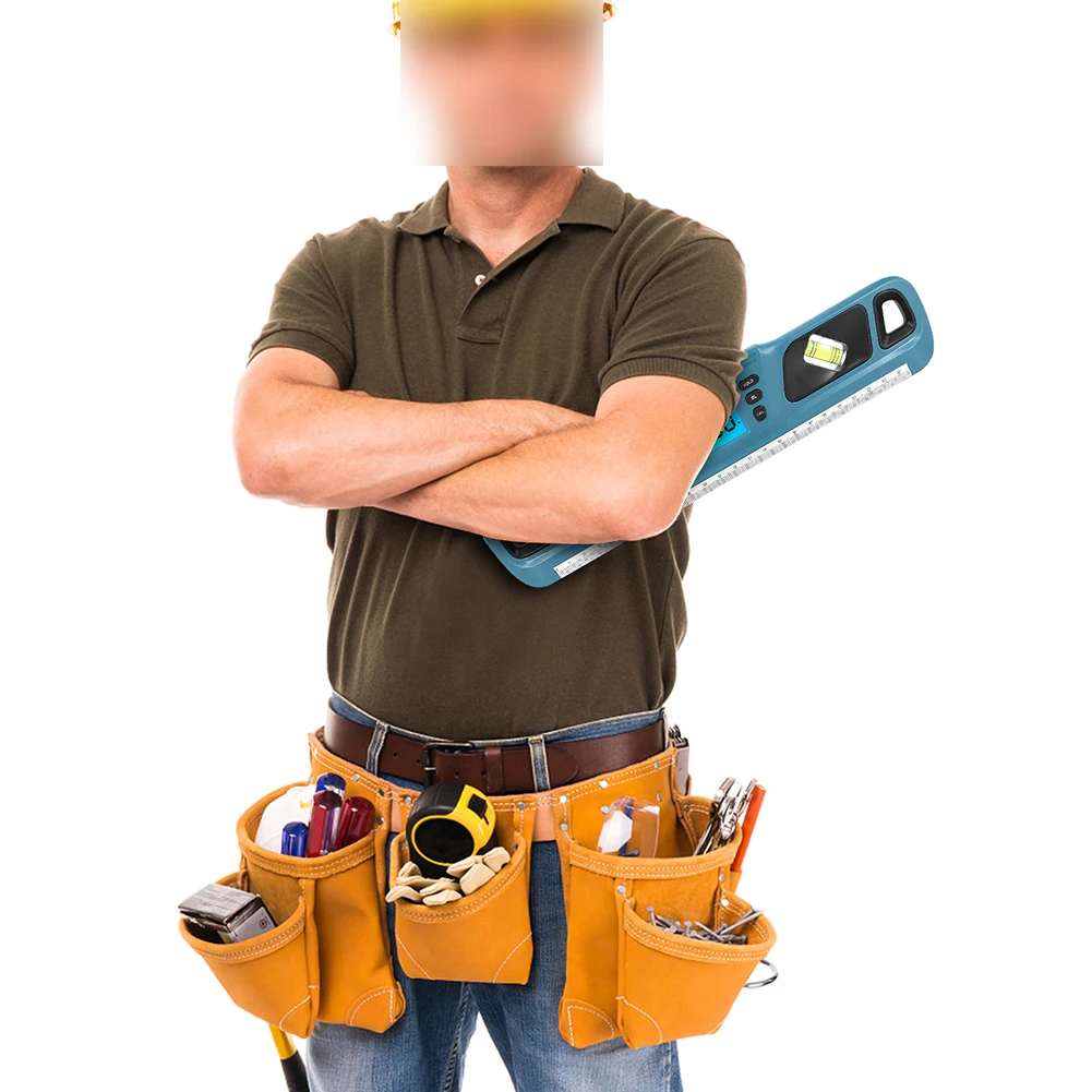 

Угломер-угломер с магнитной стальной линейкой, умный ЖК-дисплей, измерение на 360 градусов, питание от батареи, компактный портативный дизайн