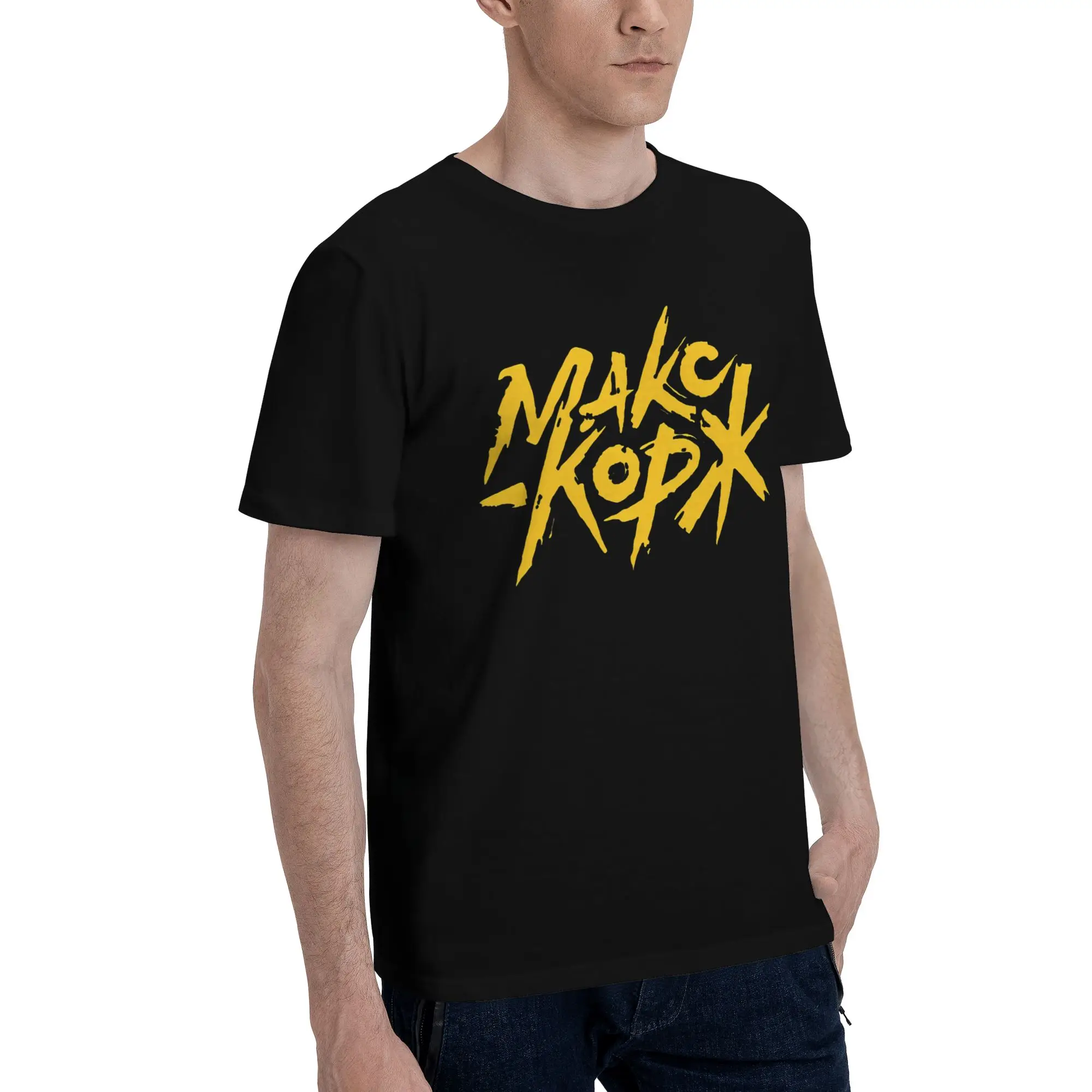 

Max Korzh Fan Makc Kop Men T-Shirt Oversized T Shirts Men's O-Neck Cotton Tees Short Summer Male