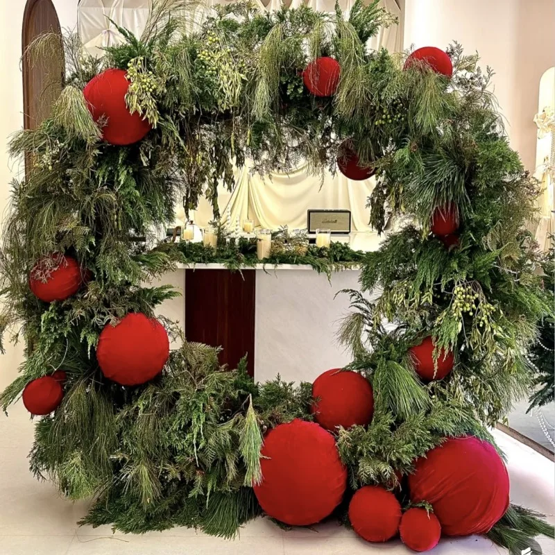 

Christmas tree bow holiday decoration pendant clock in point shop