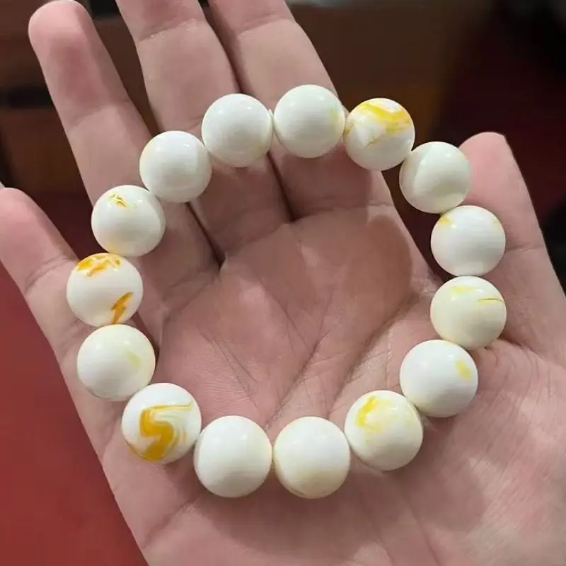 New Exquisite Second-generation White Beeswax Bracelet, Unisex Temperament Jewelry Crafts
