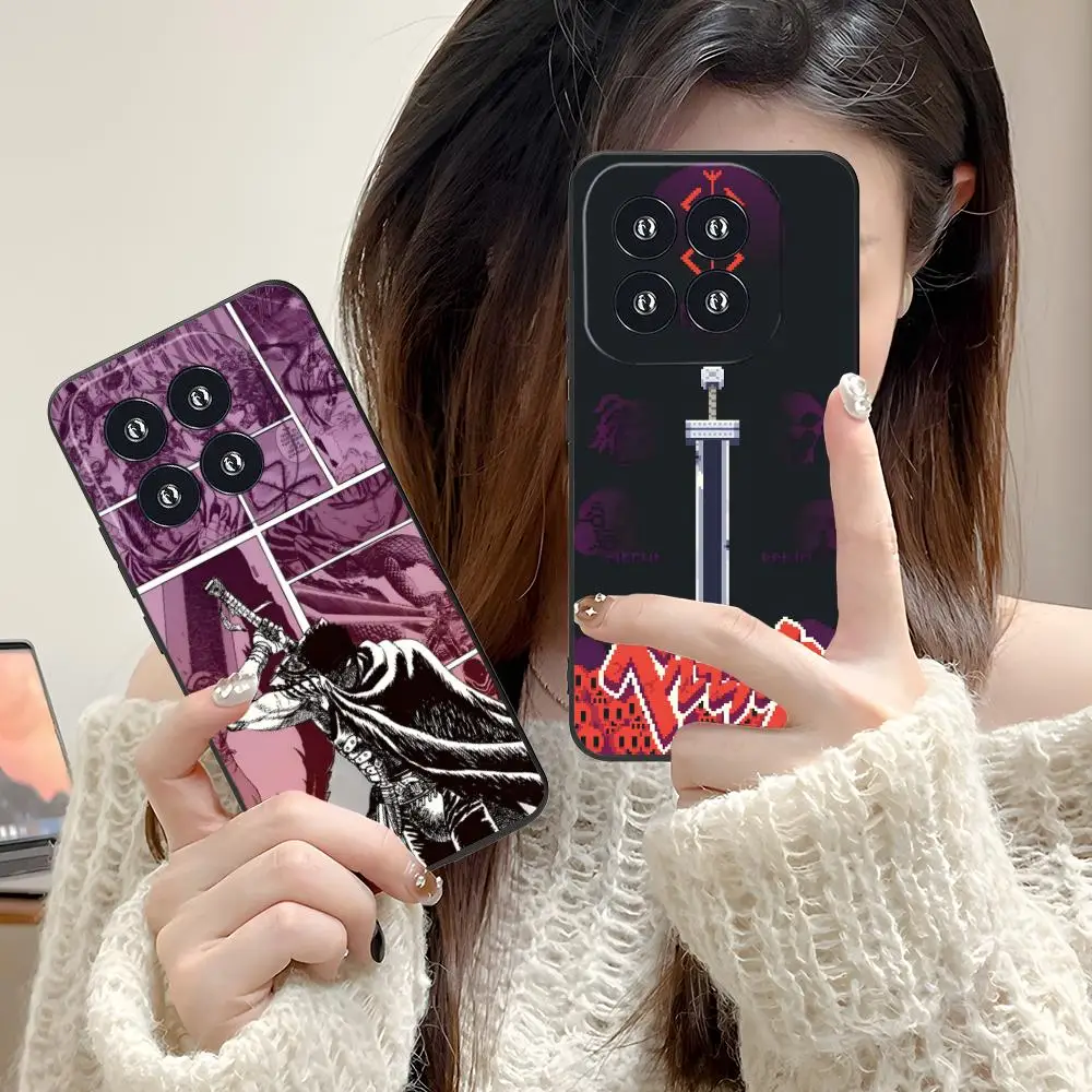 حافظة هاتف محمول Berserk-S Guts لهاتف Xiaomi 15 14 13 12 Mi 11 T Ultra Lite Pro S X 5G غطاء طباعة ملون للهواتف المحمولة جميلة #2