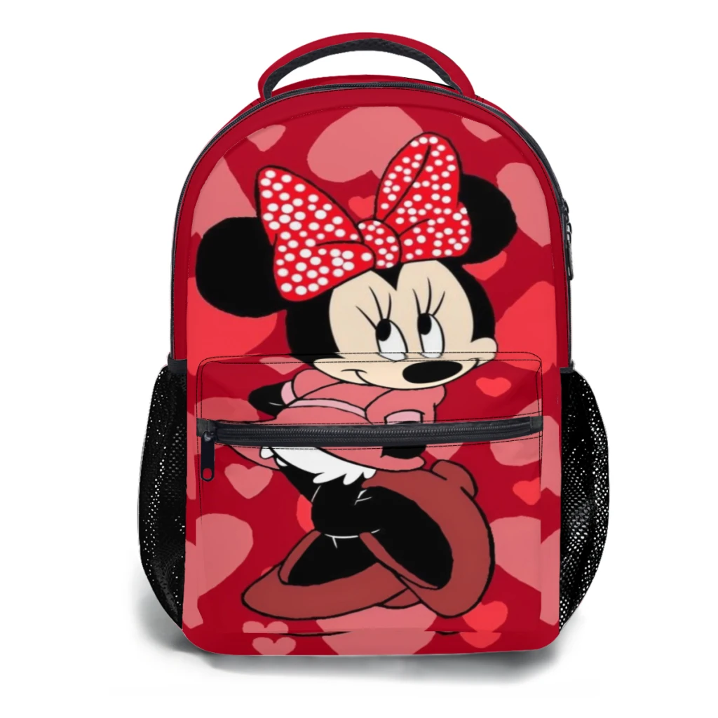 

New Fashionable Mikey Mouse Pattern School Bag Print Backpack 17inch