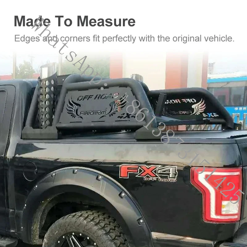 

Suitable 4X4 Pickup Truck Car Black Steel Roll Sport Roll Bar Roll Cage Goalpost Gantry Ranger F150