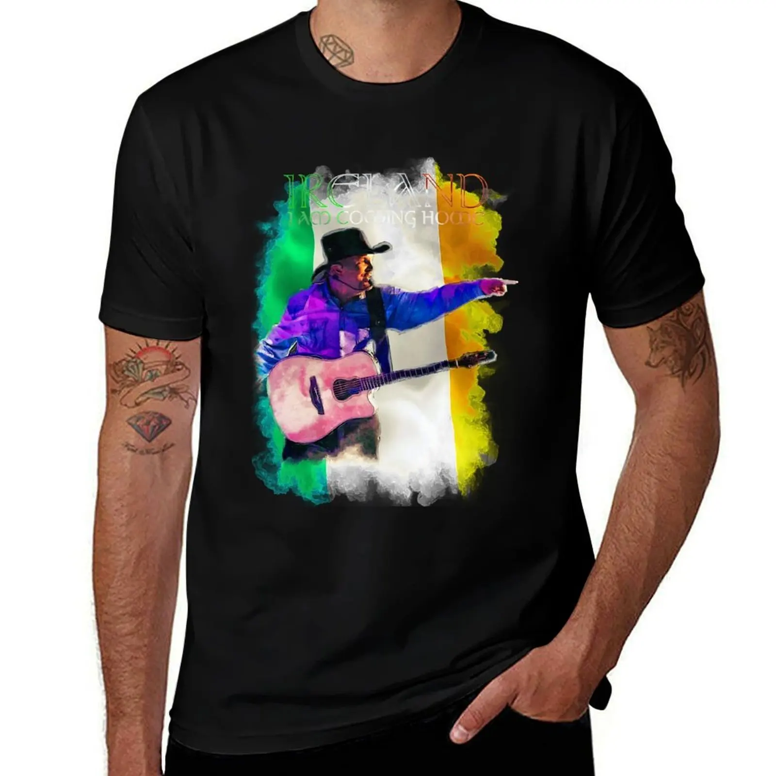 Garth Brooks Ireland I Am Coming Home T-Shirt Plus Size All Match Tee Shirt T-Shirt