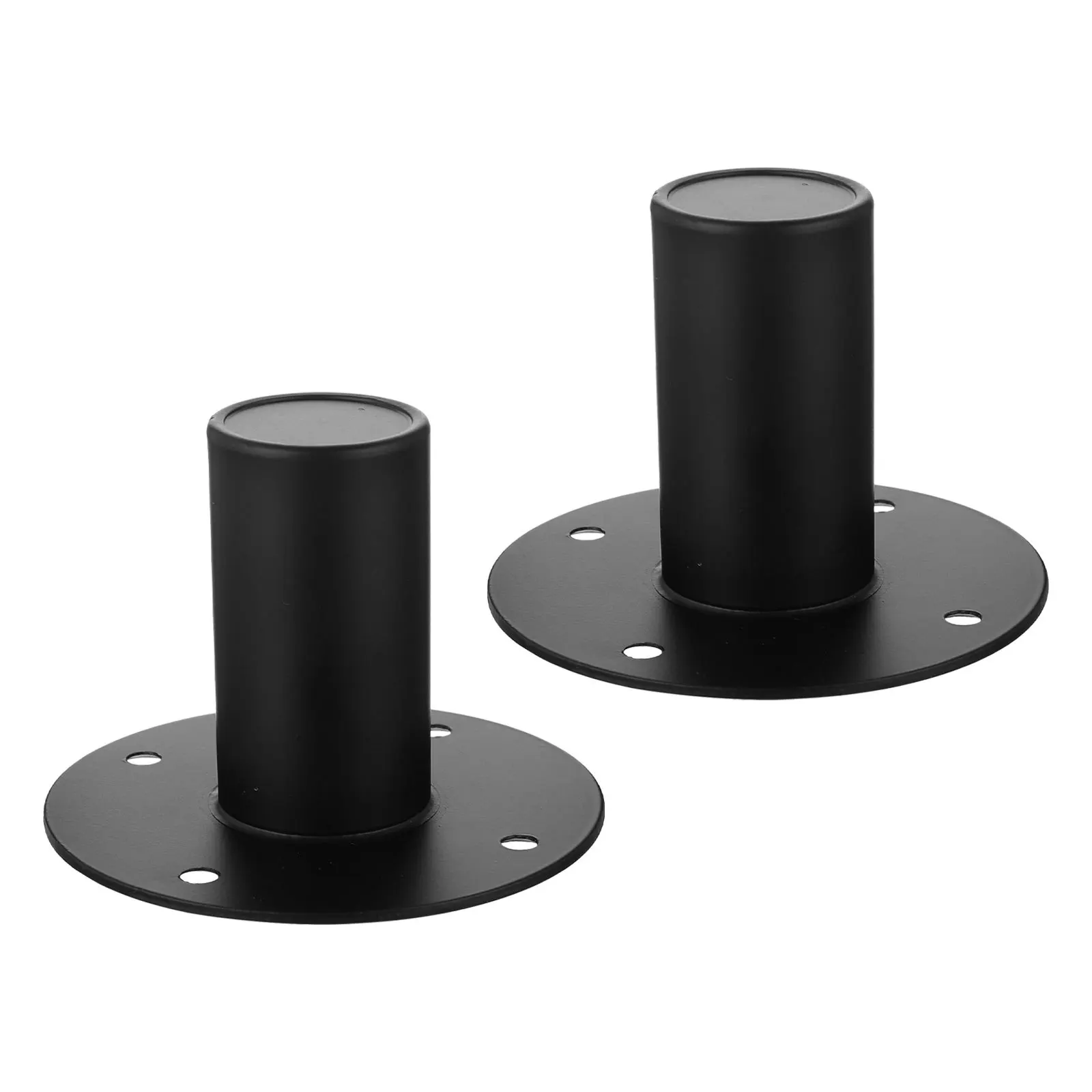 

2Pcs Metal Speaker Mounting Bracket - 4.21 Inch Stage Speaker Base Plate Adapter for Stand Pole Mount Stabilizer Professional