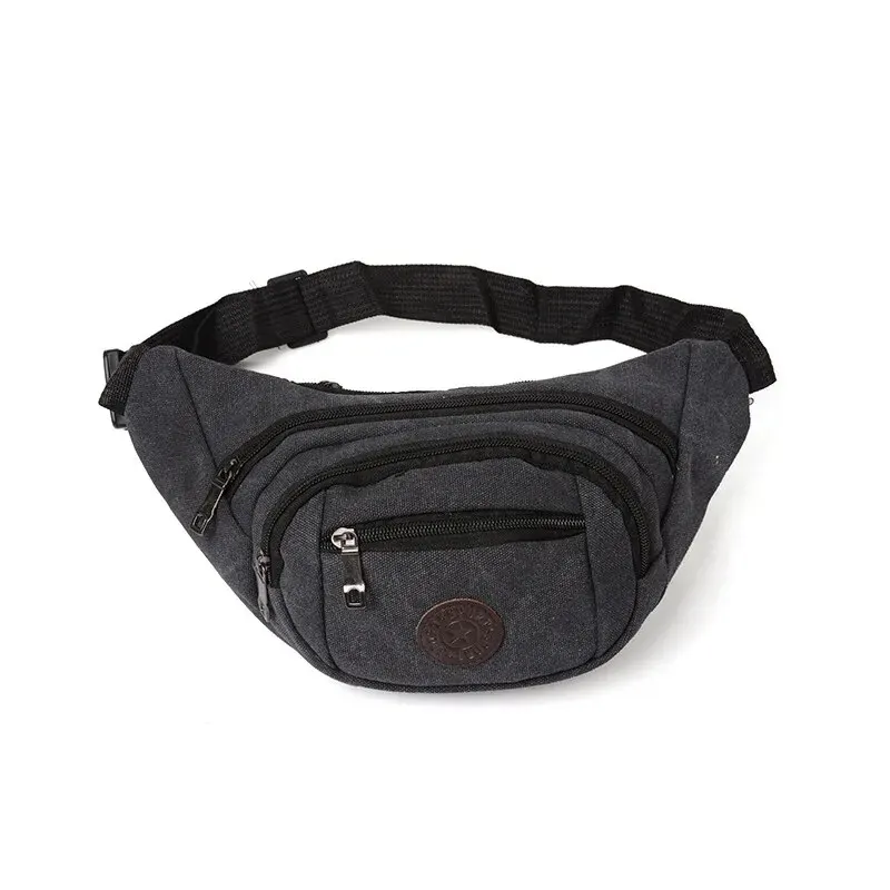 Men's Outdoor Waterproof Chest Bag & Waist Pack, Lightweight Wear-Resistant Crossbody Sling Bag for Hiking Running Travel