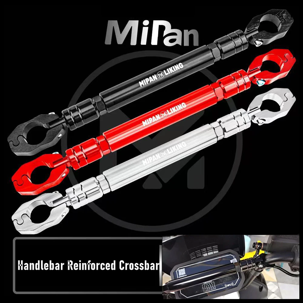 Motorcycle 22mm Handlebars Expansion Bracket Stabilizer Bar GPS Phone Bracket Fixing Rod Strengthen Balance Bar Bold Crossbar