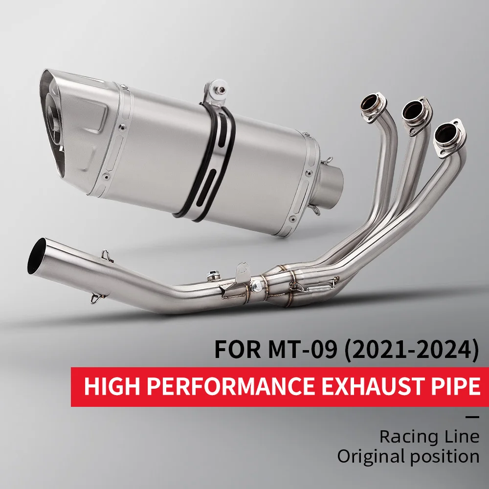

High Performance DUAL SENSORS For MT09 FZ09 XSR900 complete motorcycle exhaust system 51MM