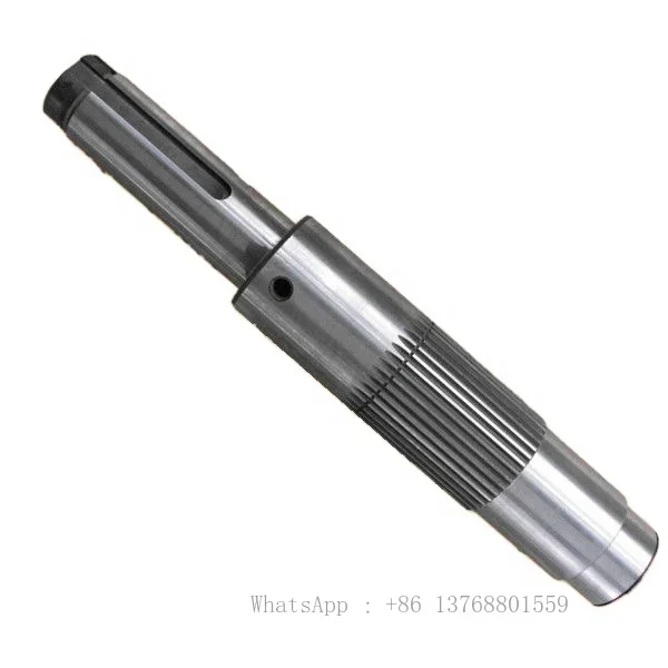 Wangli Forging Alloy Steel CNC Machining Transmission Long Spur Large Spline Gear Shaft