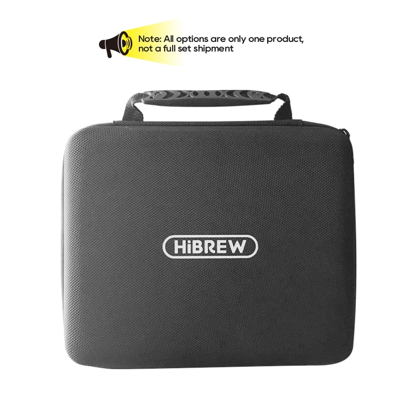 HiBREW-Adaptador de CA/CC, bolsa de viaje portátil, soporte para cafetera de coche, máquina de Espresso portátil