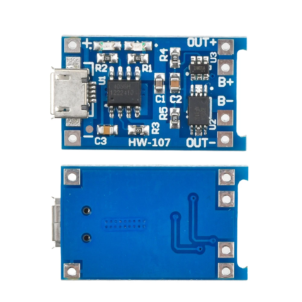 1/5pcs Type-c/Micro/Mini USB 5V 1A 18650 TP4056 Lithium Battery Charger Module Charging Board With Protection Dual Functions