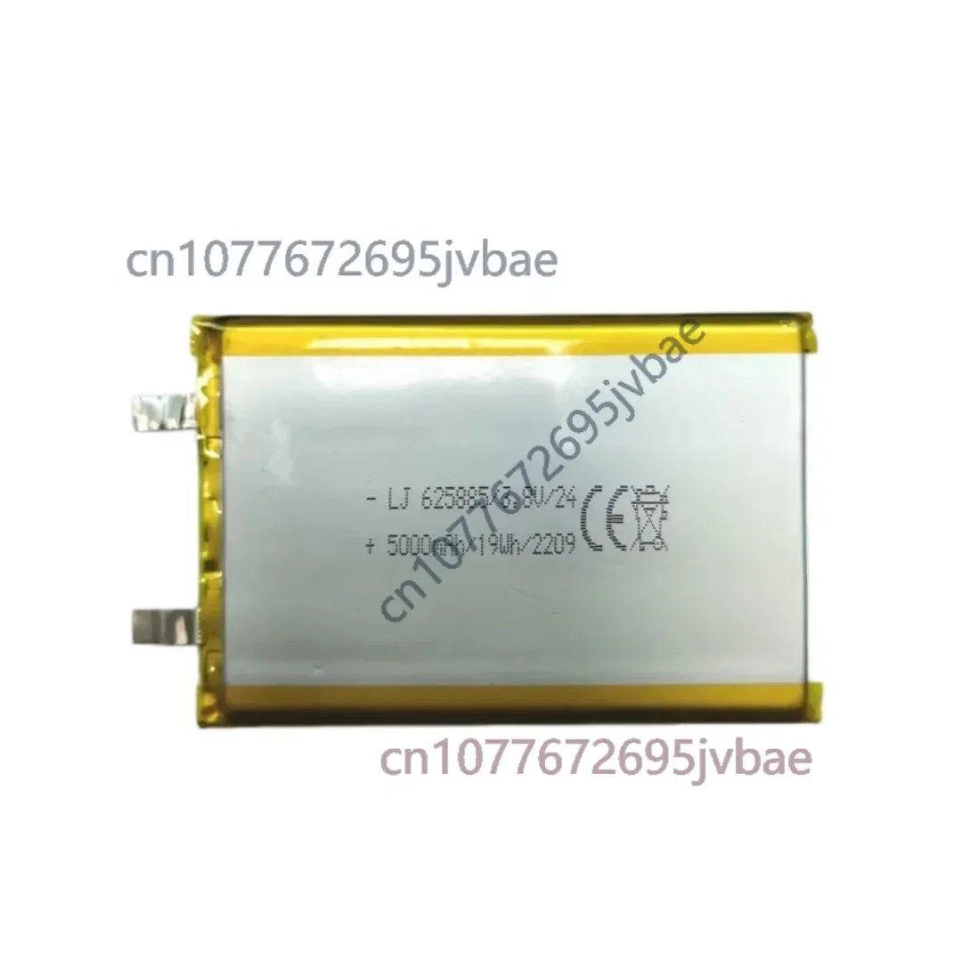 625885 3.8V 5000mAh Li‑ion Polymer Battery Built‑in Replacement Cell for Smart Wearable Devices Notebook Laptop Internal Battery