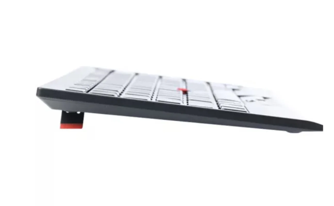 Dual Mode Wireless Keyboard Red Dot Pointing Stick USB Bluetooth Compatible Office Input Keyboard