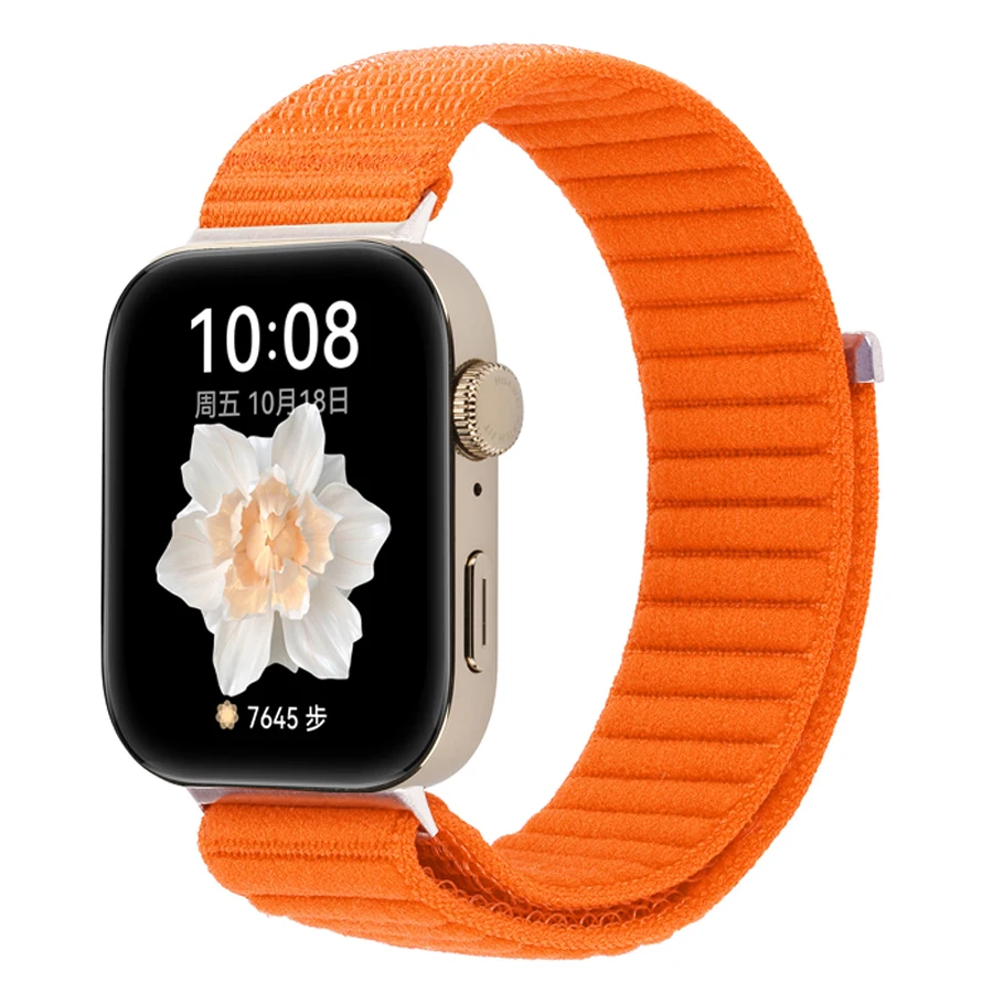 Nylon Loopband voor Huawei Watch Fit 3 4 5/4 5 Pro Gevlochten Comfortabele Ademend Sportband voor Huawei Watch Fit 4 5 Pro