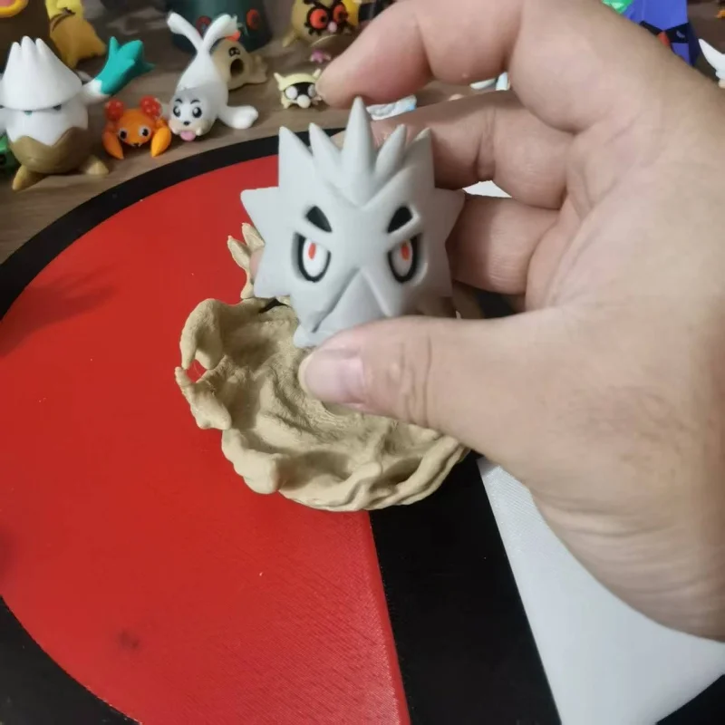 أنيمي Larvitar Pupitar Tyranitar الشكل نسبة العالم 1:20 لتقوم بها بنفسك ثلاثية الأبعاد الطباعة شخصية Kawaii سطح المكتب الديكور لعبة مجسمة هدية