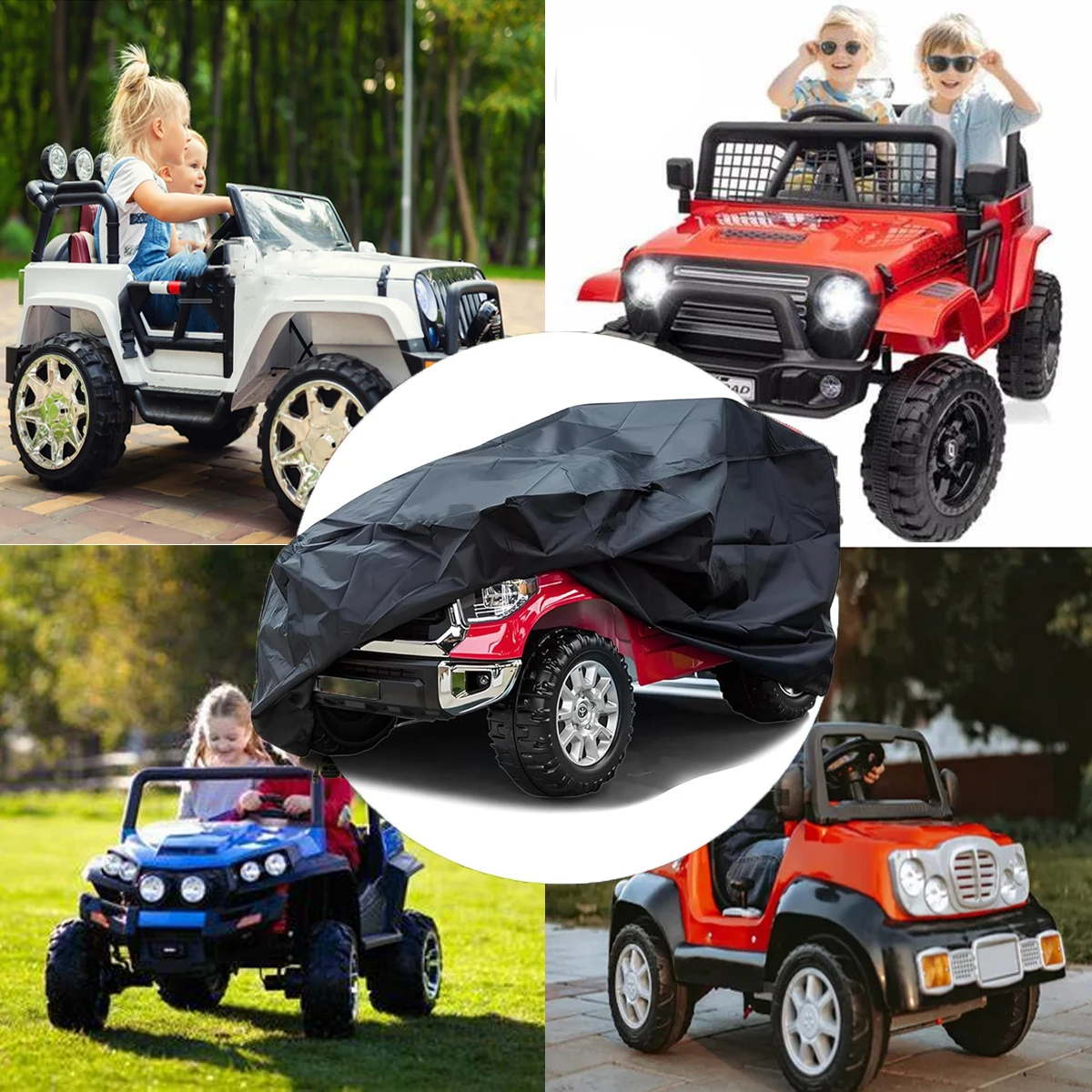 غطاء سيارة لعبة ركوب الأطفال حماية خارجية عالمية للمركبات التي تعمل بالبطارية الكهربائية #5
