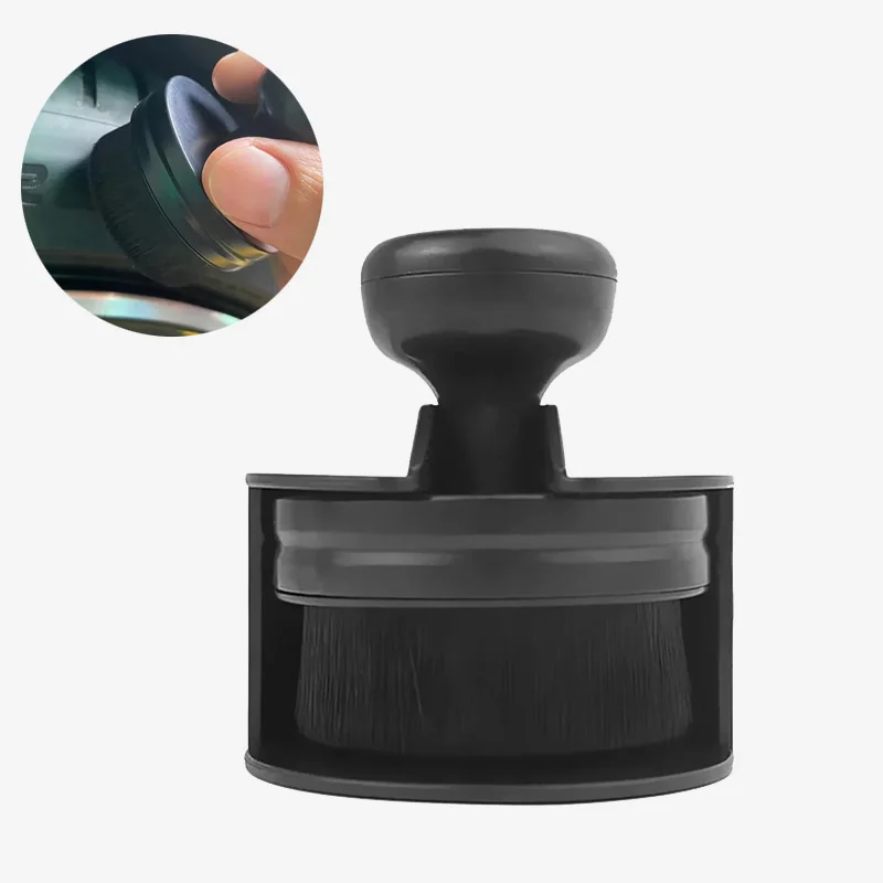 Handheld Portable Tire Shine Applicator Brush High Density for Car with Holder Auto Detailing Cleaner Car Tool Cleaning Brush