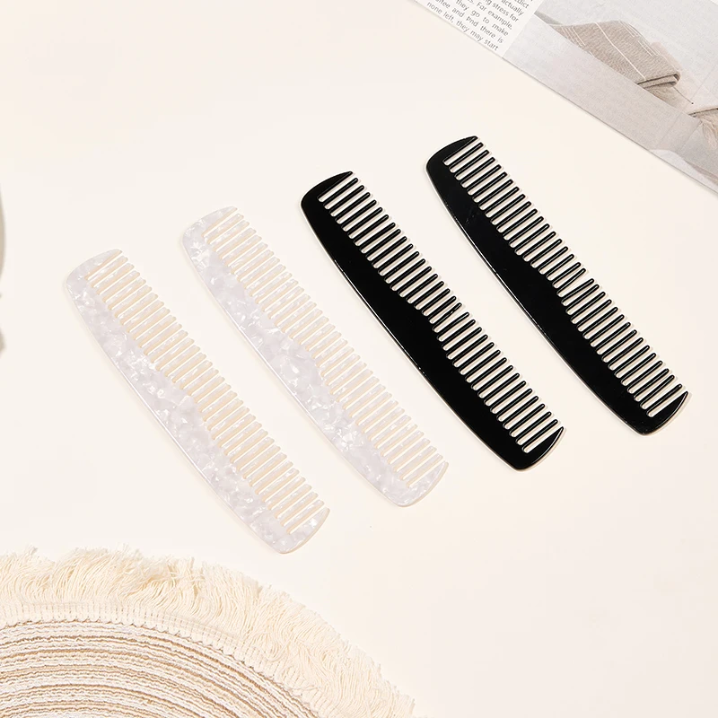 

With Other Customer Logo Clearance Anti Static Acetate Hair Comb Women Portable Mini Teeth Comb Detangling Tool For Daily Use