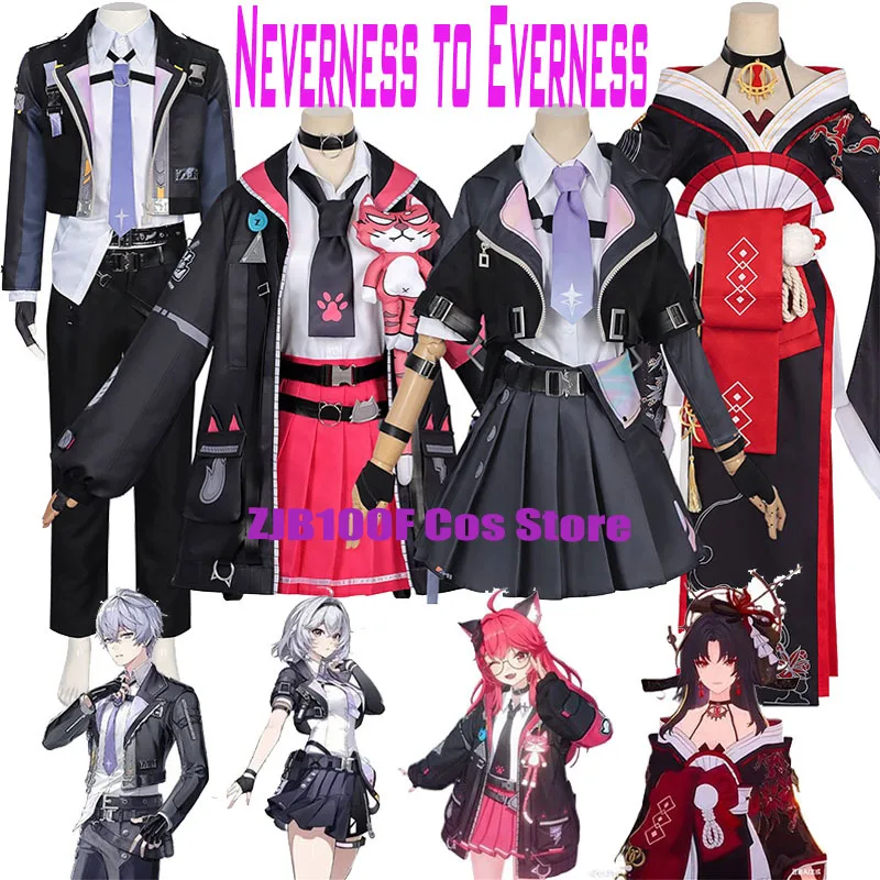 

Game Nanally Cosplay Collins Costume Game Zero Man Woman Coat Skirt Uinform Xun Dress Suit Halloween Party Play Outfit Role