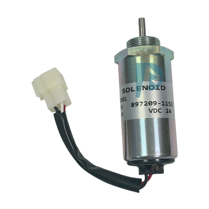 

For 24V Shut Off Fuel Stop Solenoid Valve 897209-1152 for Hitachi MV2-40 EX55 EX4U Excavator