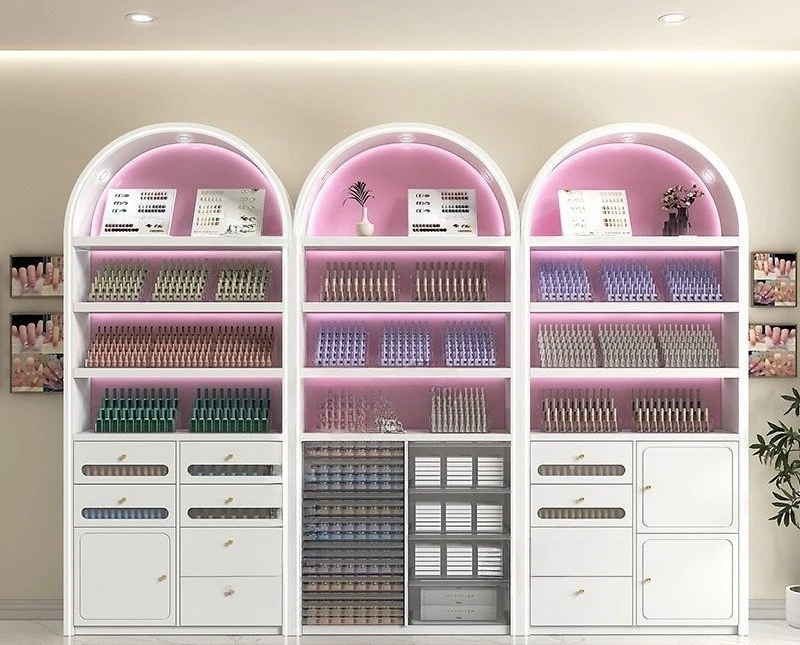 Nail shop display cabinets nail polish storage cabinets polish glue storage cabinets shop wearable filin