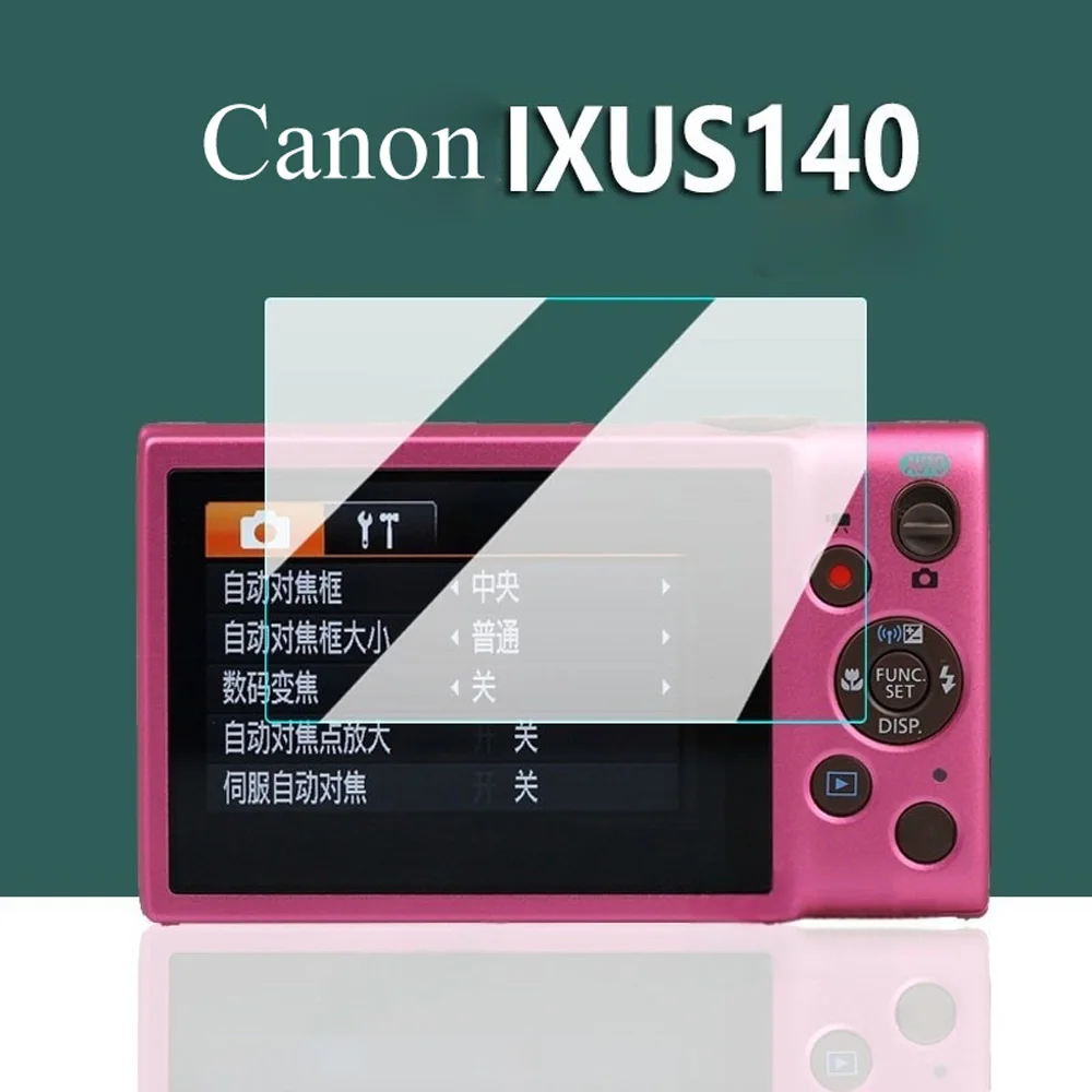 9H Scratch-Proof Premium Protective LCD Screen Protector Tempered Glass Film for  Canon IXUS230HS IXUS85 IXUS140 IXUS220HS