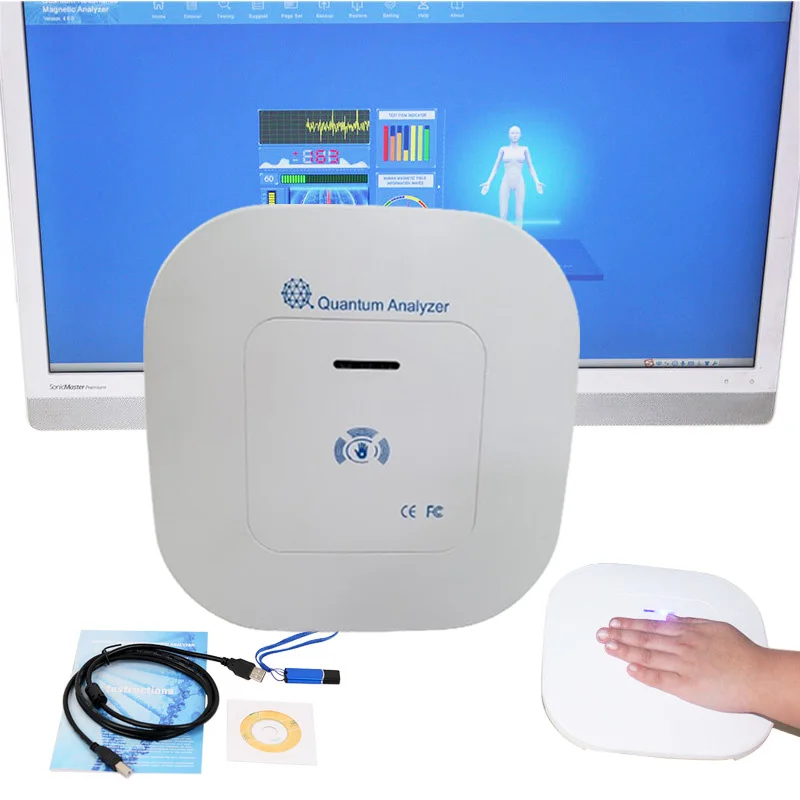 10G Quantum Resonance Magnetic Analyzer Set Hand Touch Quantum Body Analyzer Health Analyzer Reports For Sub-health Test