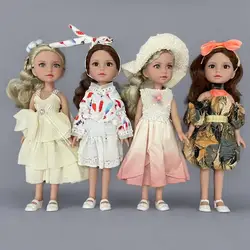 14 Inch Realistic Doll Removable Clothes and Accessories, Made in Premium Quality Vinyl Body, Birthday Gift  for Ages 3+