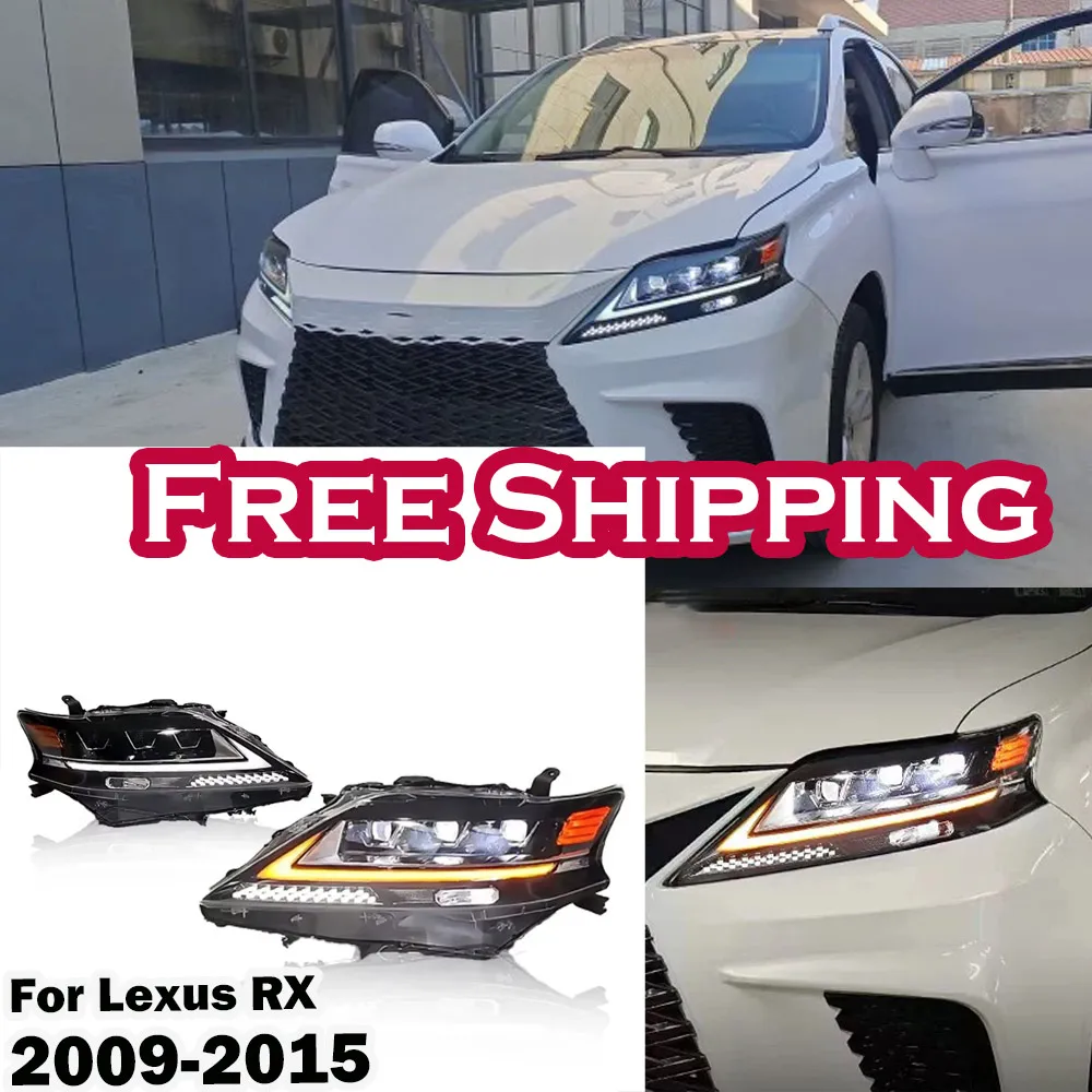 

Car Dynamic Signal Head Lamp Automotive Accessories Upgrade Modified New LED For Lexus RX 2009-2015 Car LED Headlights