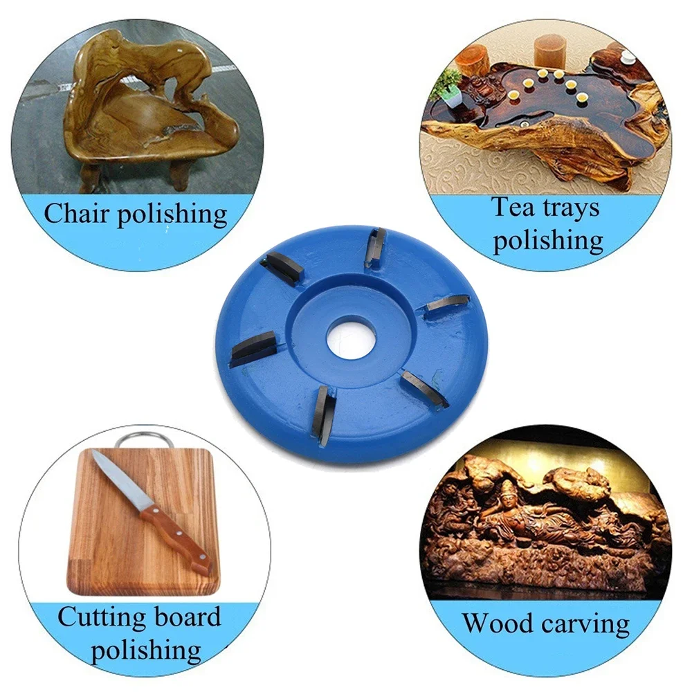 Imagem -05 - Power Wood Carving Disc para Carpintaria Turbo Round Angle Grinder Attachment Fresa 16 mm Abertura