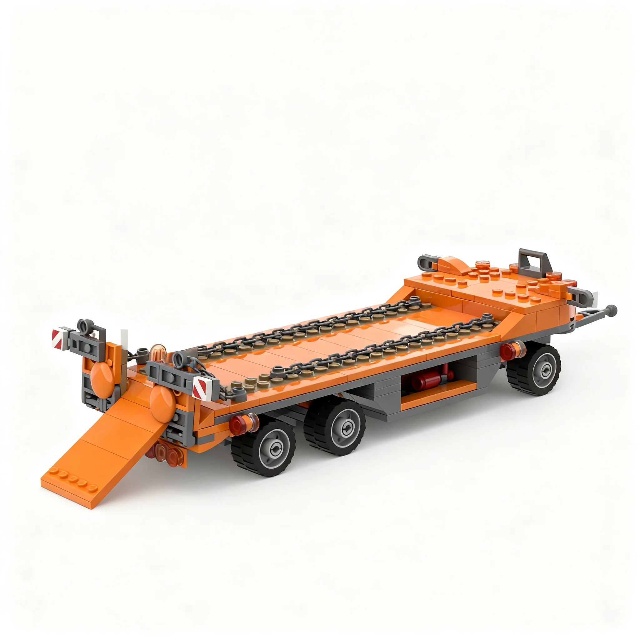 236pcs MOC Low Loader - Tieflader City Model Building Blocks Christmas Gifts Construction Toys Brick Assemble Craft Display